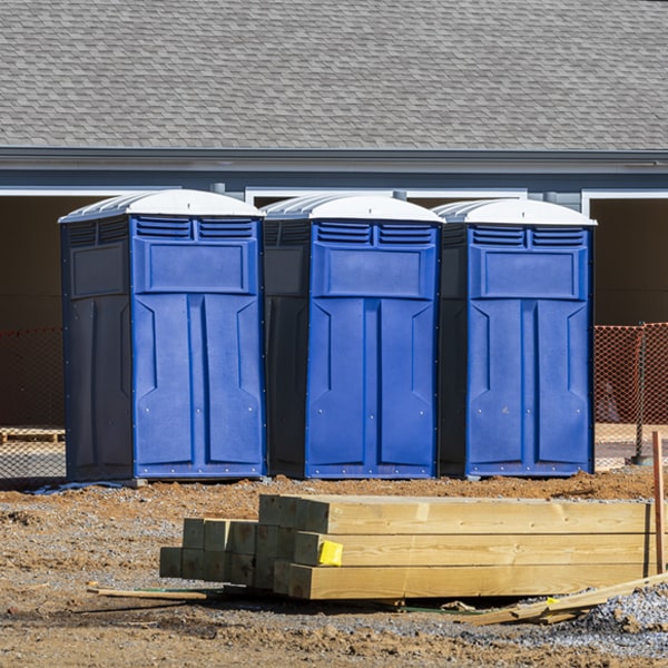 are there any restrictions on where i can place the portable toilets during my rental period in New Albion New York